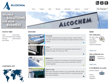 Tablet Screenshot of alcochem.net